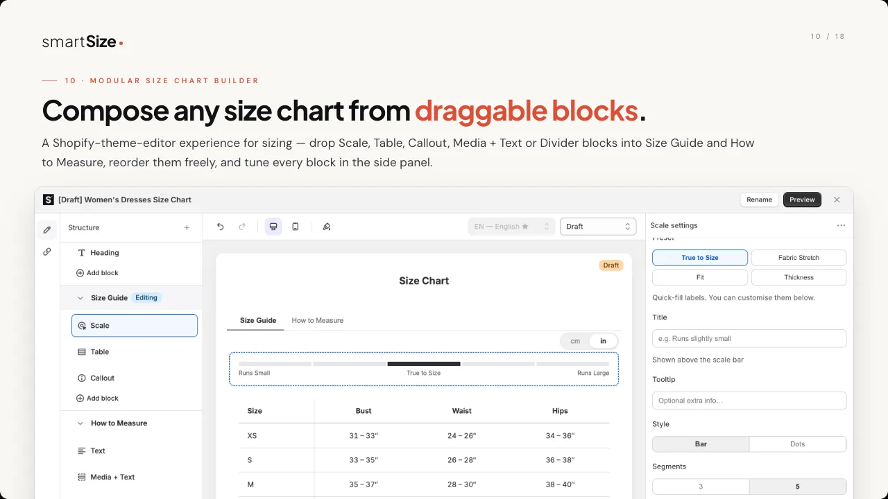 AI import and chart builder slide