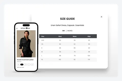 SmartSize Size Charts